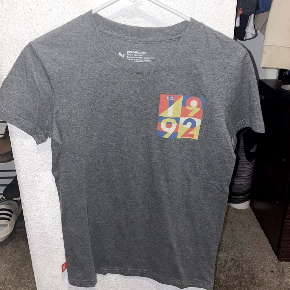 Dutch Bros Short Sleeve T-Shirt Grey Small